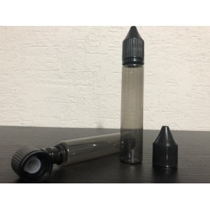 Botellas Negras Translúcidas Unicornio  PET 30ml Chubby Gorilla